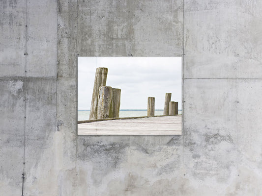 Am Steg - Acrylglasbild