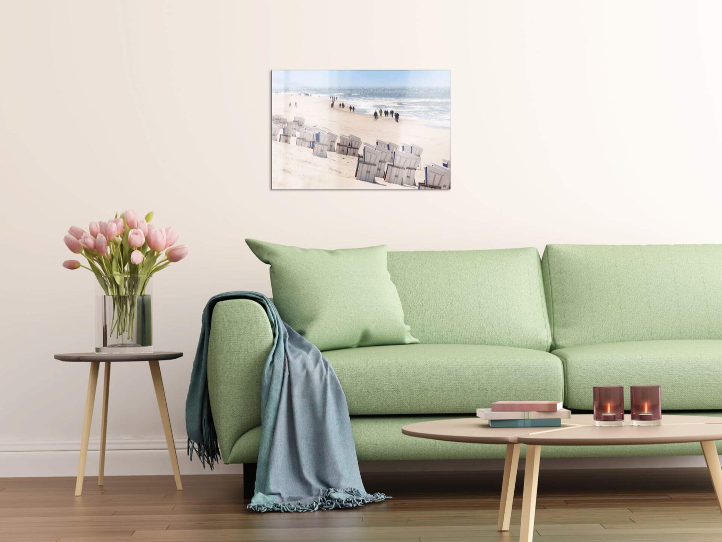 Strandkörbe - Acrylglasbild