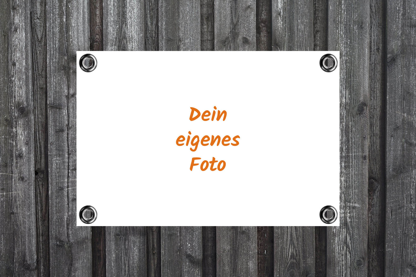 Dein eigenes Foto als Outdoor-Poster