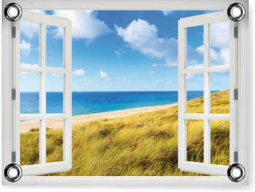 Blick in die Dünen - PVC-Poster