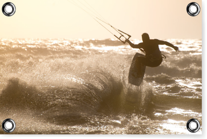 Kite in Action - PVC-Poster
